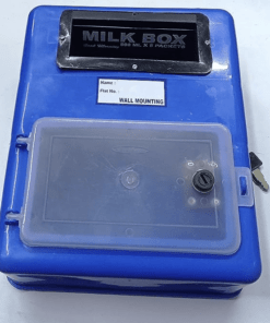 Wall Mounting Milk Box with 2 Keys (Blue) 11 x 9 inch